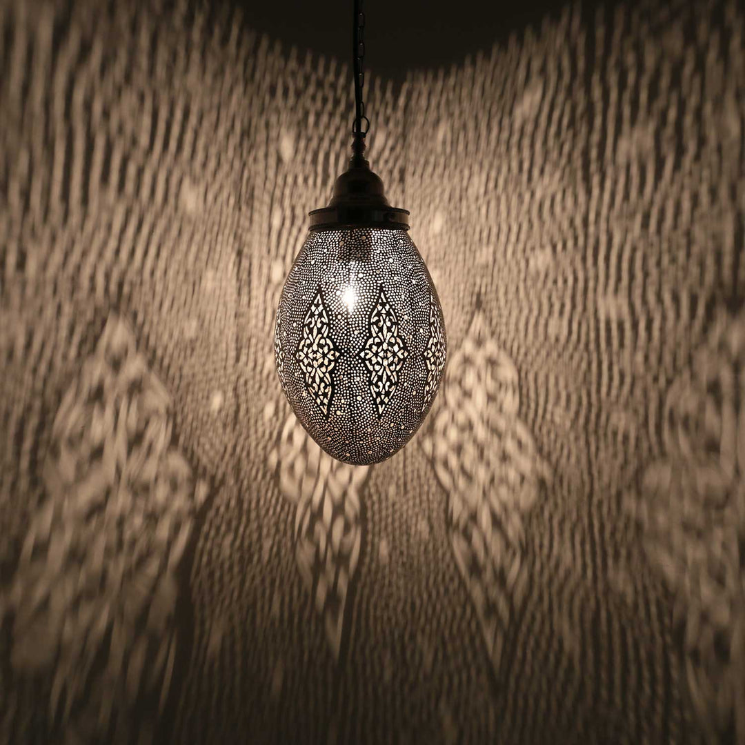 Oriental silver lamp Sanan