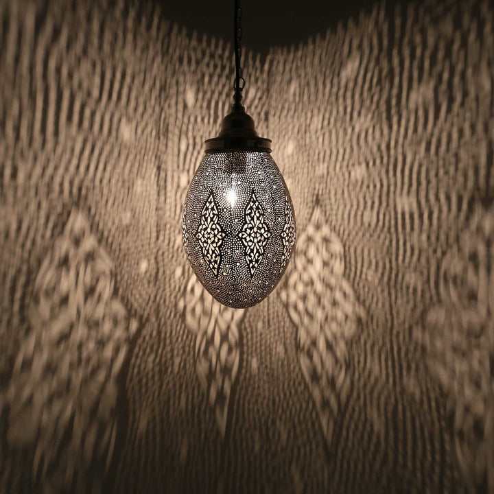 Oriental silver lamp Sanan