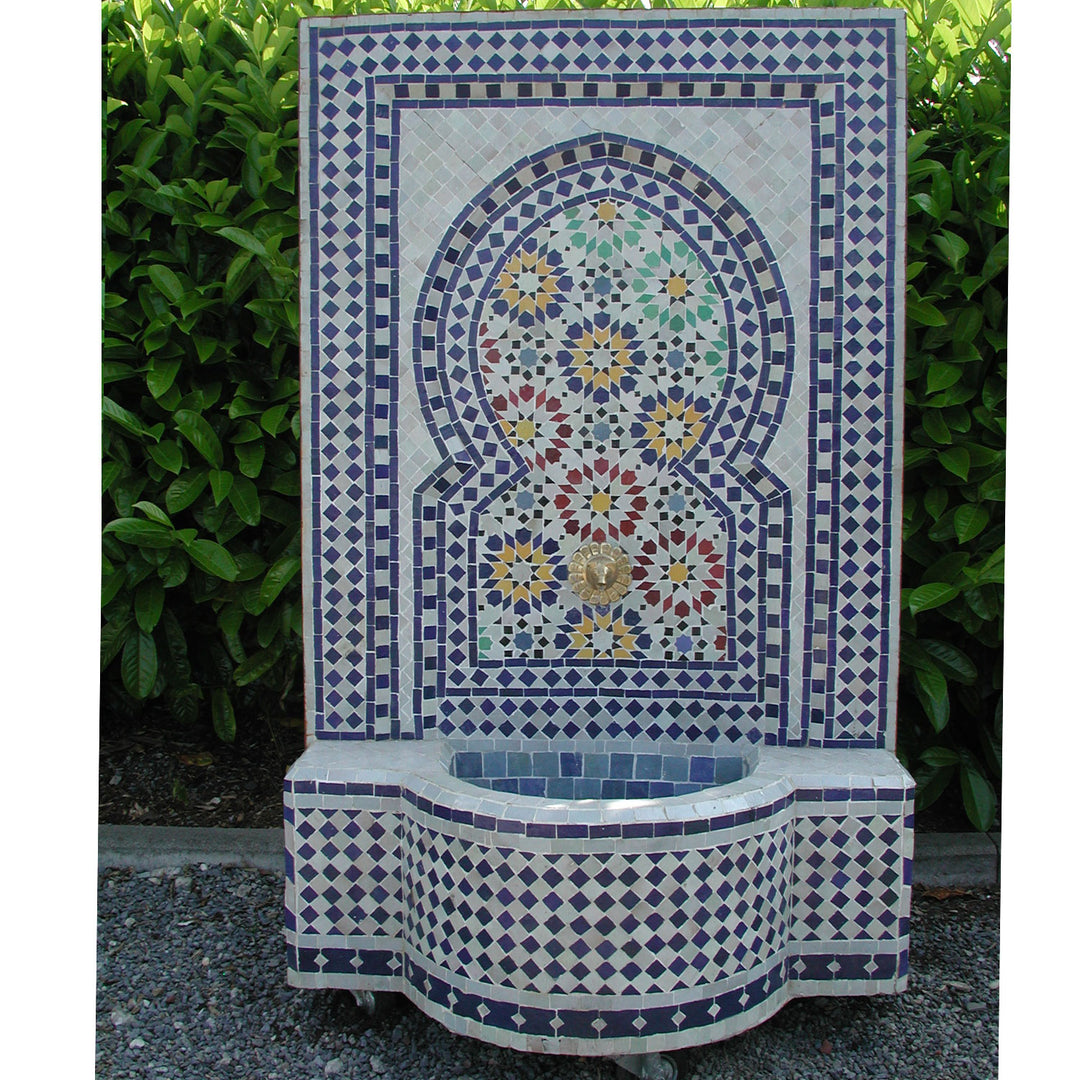 Ratila Blue Mosaic Fountain