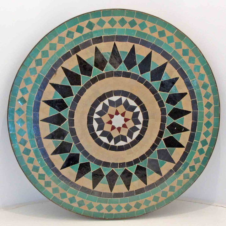 Mosaic table from Morocco Star Large