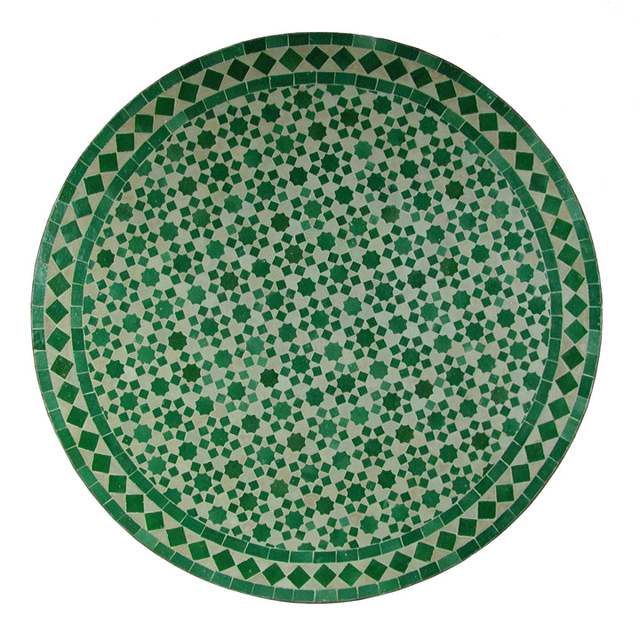Mosaic table from Morocco - Round - M60-10