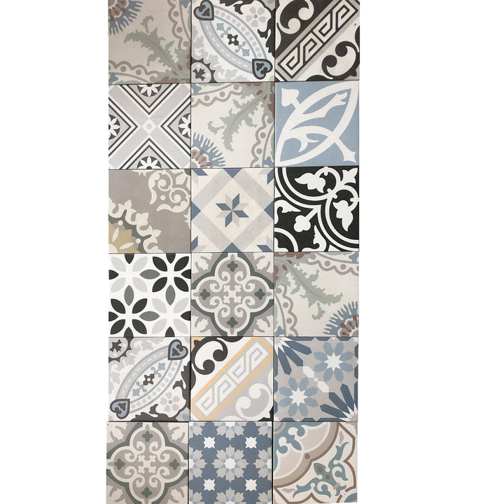 Moroccan patchwork tiles – 20x20 cm