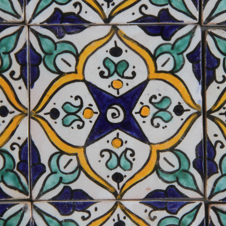 Hand painted tile – Mediterranean Boho