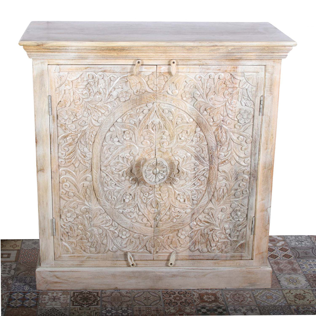 Oriental Wooden Chest of Drawers Maryam
