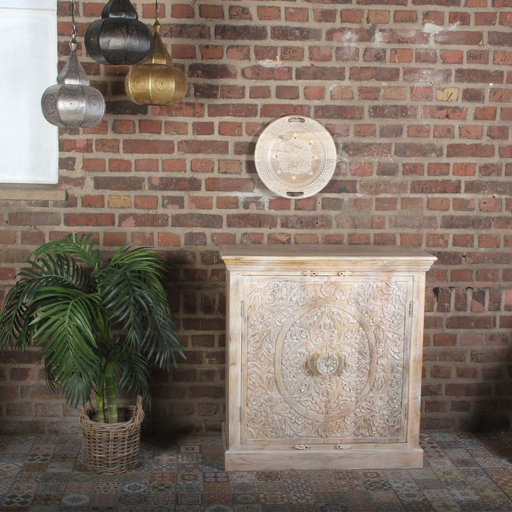 Oriental Wooden Chest of Drawers Maryam