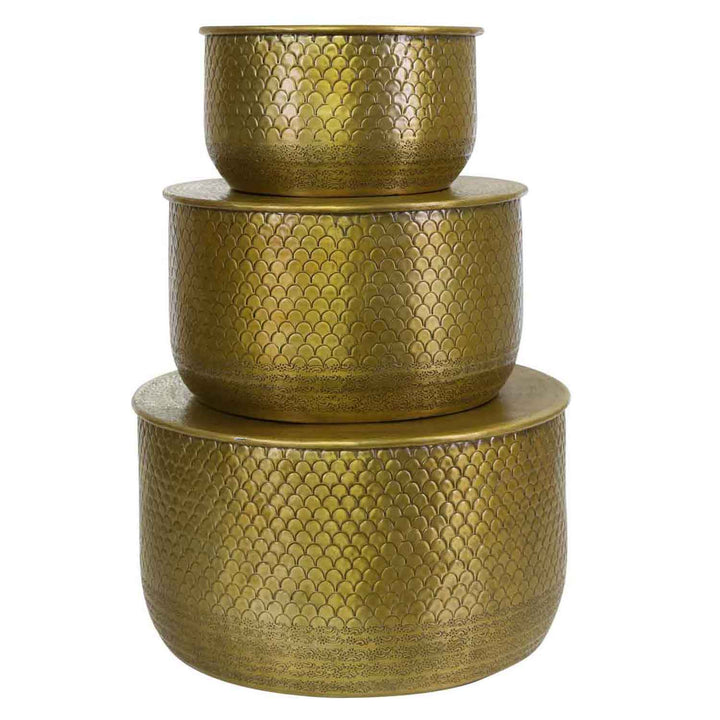 Oriental side table Alava Gold