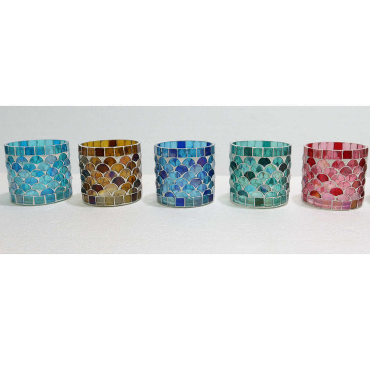 Oriental mosaic lantern Athens S set of 5