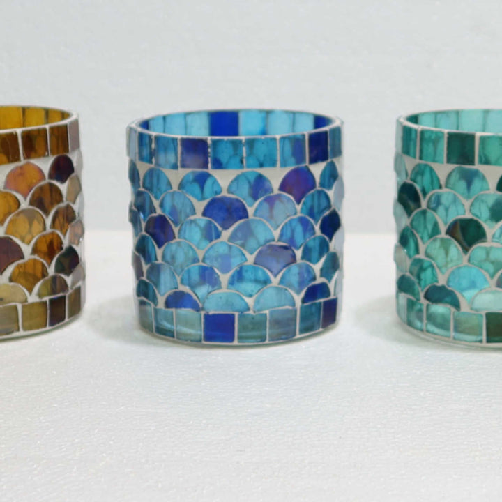 Oriental mosaic lantern Athens S set of 5