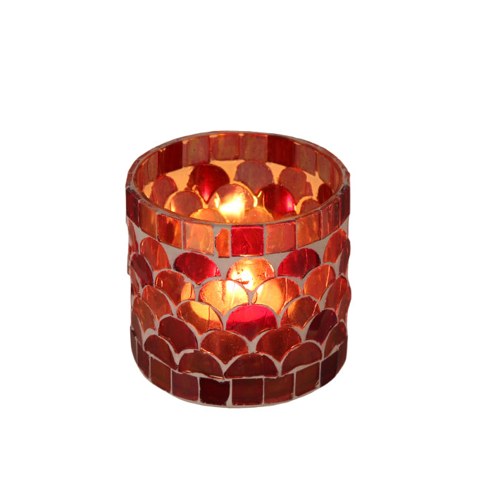 Oriental mosaic lantern Athens Red