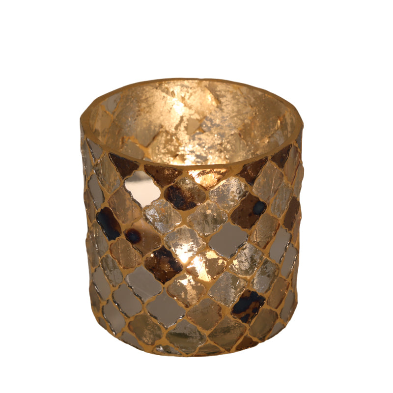 Oriental mosaic lantern Athens Gold