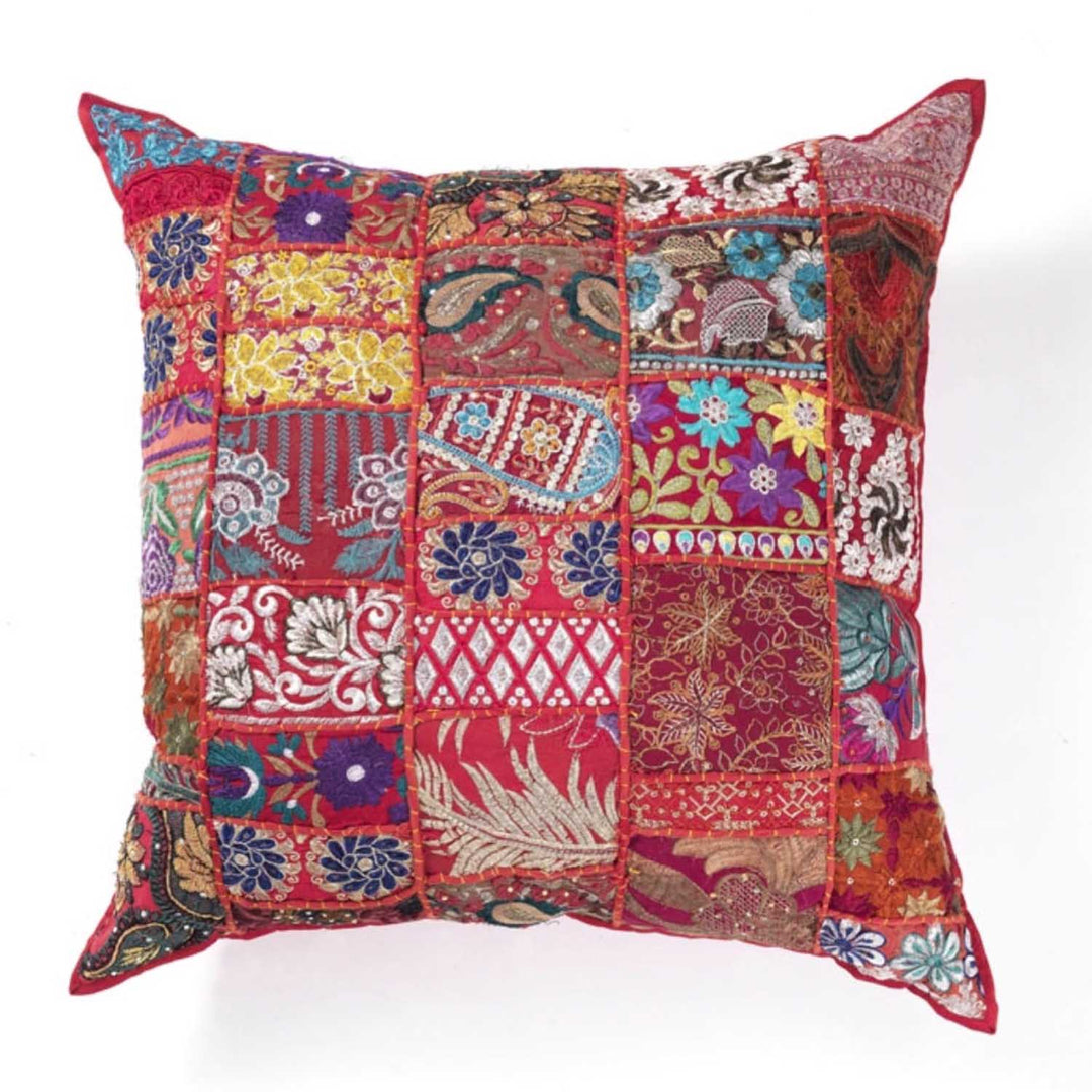 Indian patchwork cushion Mar