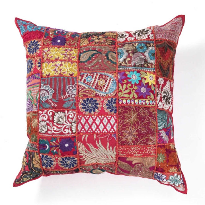 Indian patchwork cushion Mar