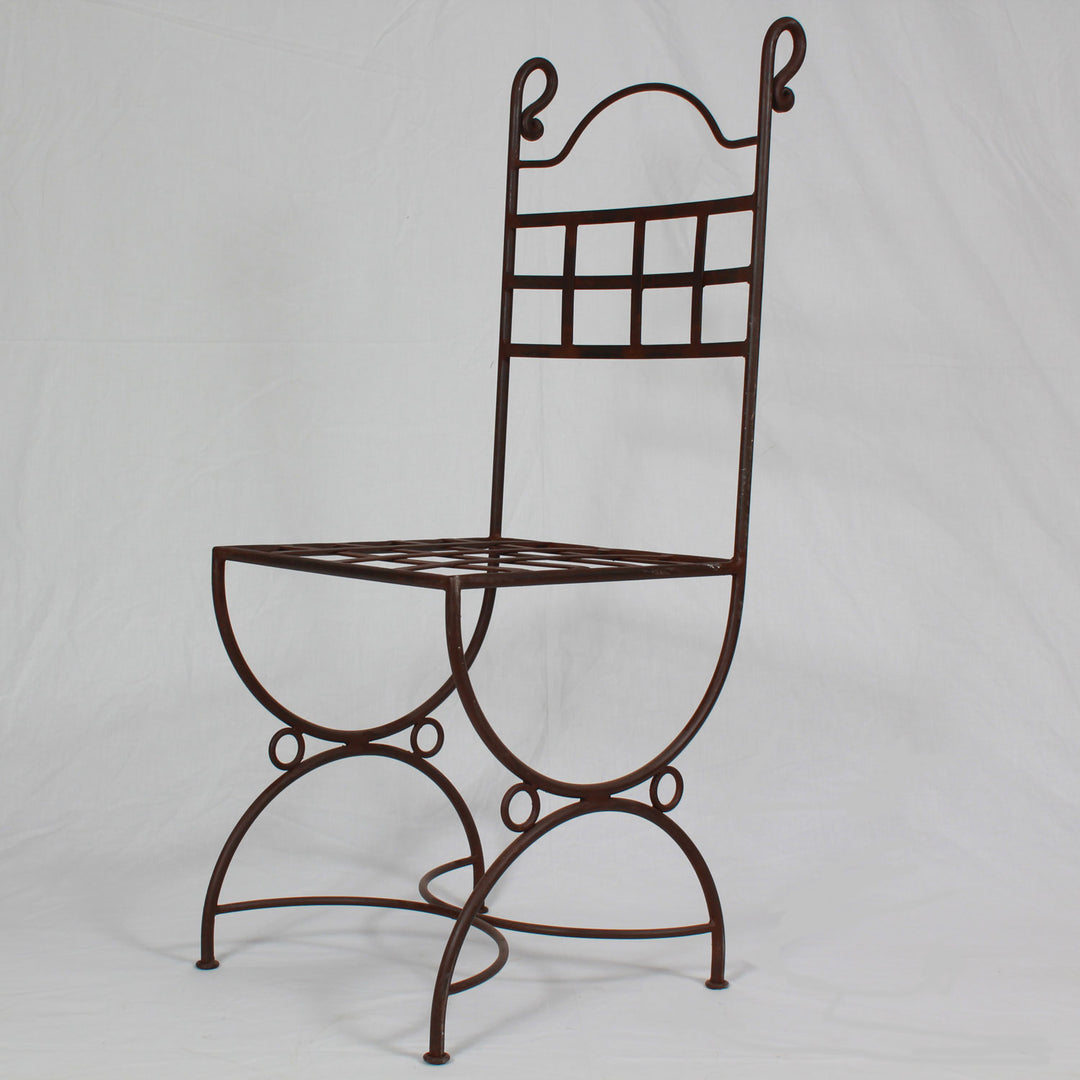 Wrought iron chair Nabil
