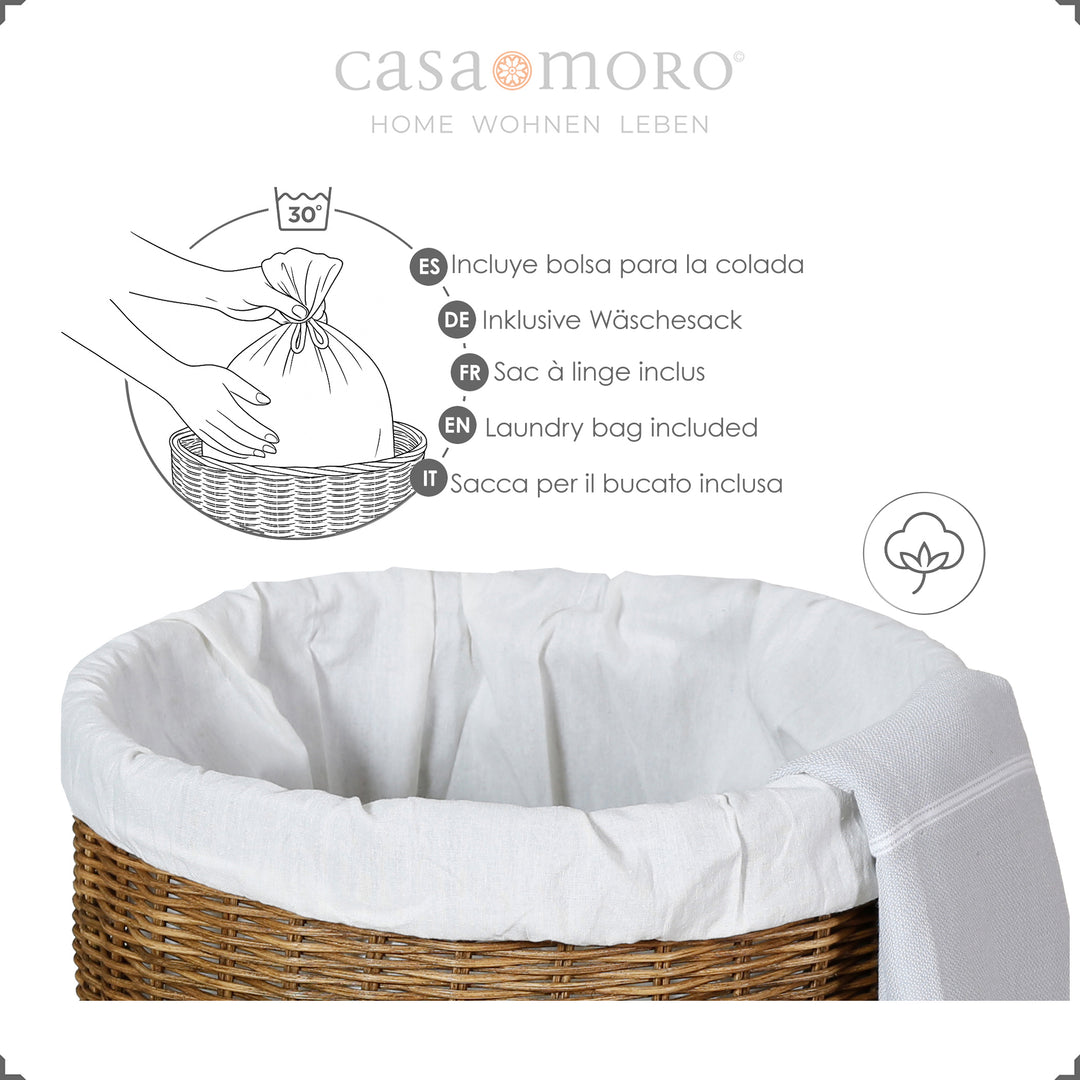 Storage basket with lid – 75l
